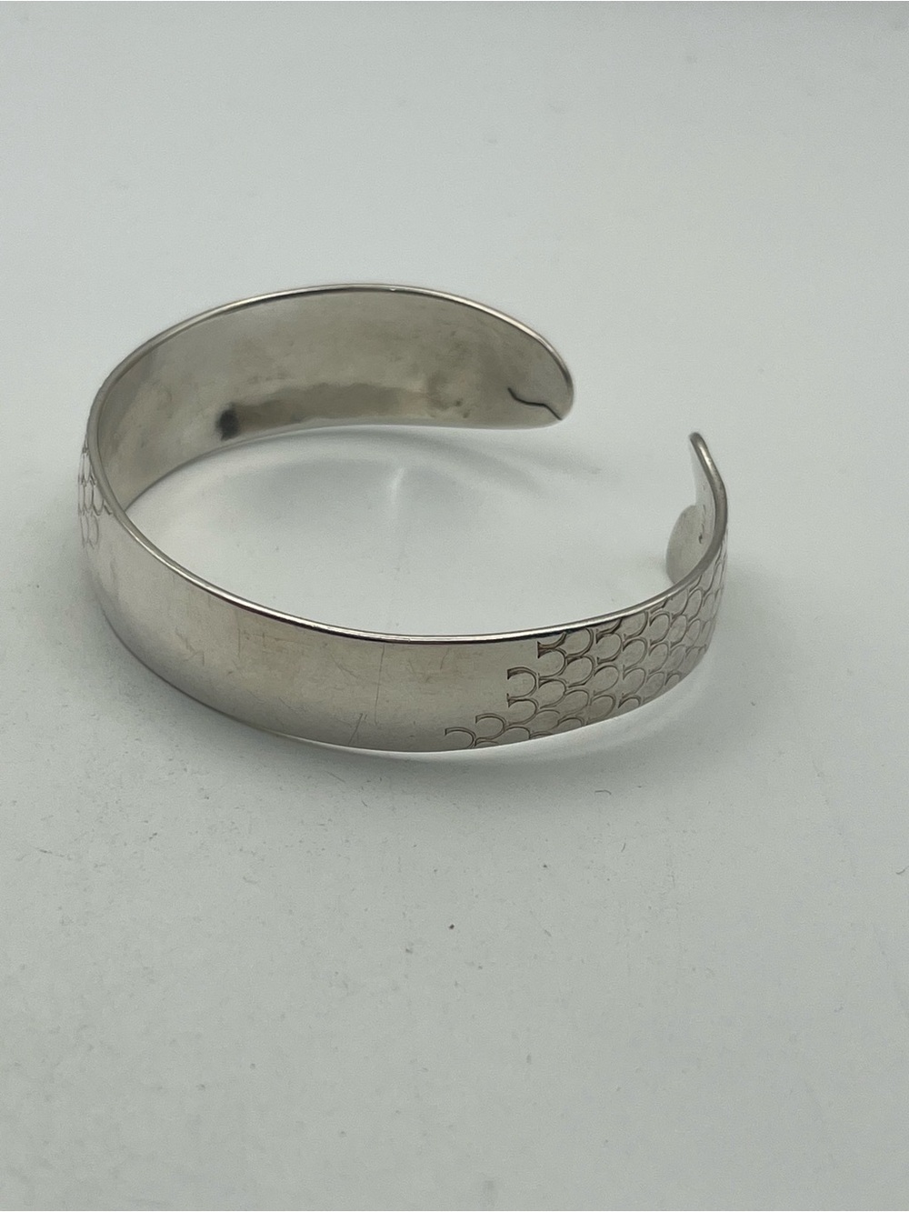 Eden Hand Arts herring cuff bracelet 14k & sterling silver Large Cape Cod - Picture 8 of 16